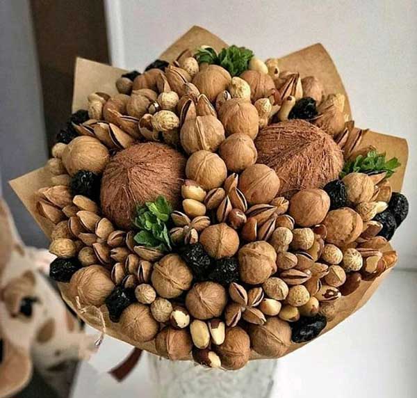 تزیین نارگیل شب یلدا + شبی رویایی با تزیینات عالی نارگیل و منحصر به فرد