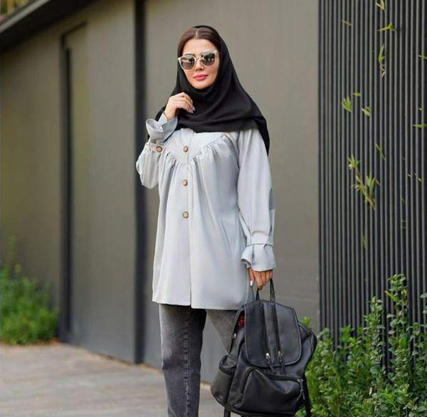 مدل مانتو ابروبادی جلو بسته + شیک ترین و پرطرفدارترین مدل های مانتو ابروبادی جلو بسته زنانه