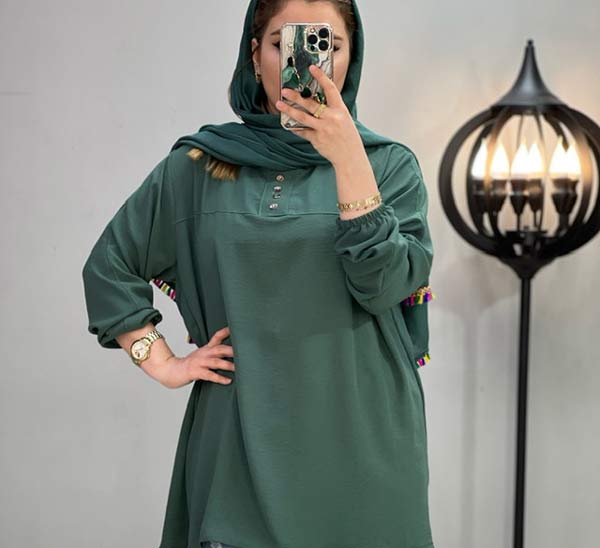 مدل مانتو ابروبادی جلو بسته + شیک ترین و پرطرفدارترین مدل های مانتو ابروبادی جلو بسته زنانه