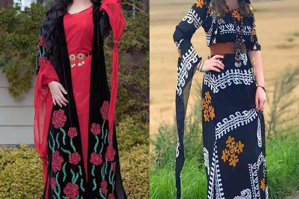 جدیدترین مدل لباس کردی سنندجی + زیباترین و قشنگ ترین مدل های لباس کردی سنتی و محلی سنندجی