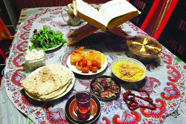 تعبیر خواب سفره ماه رمضان + برای زن متاهل و باردار و دختر مجرد