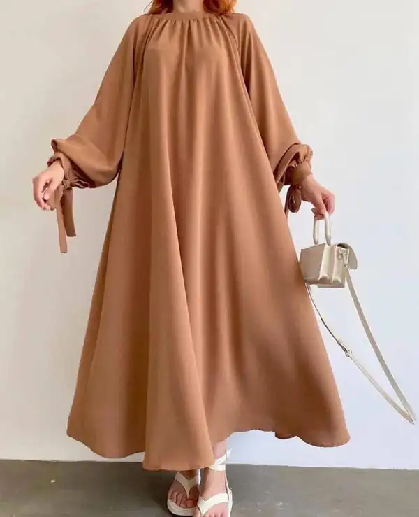 مدل لباس بلند خانگی با پارچه خنک گلدار بسیار شیک و ساده