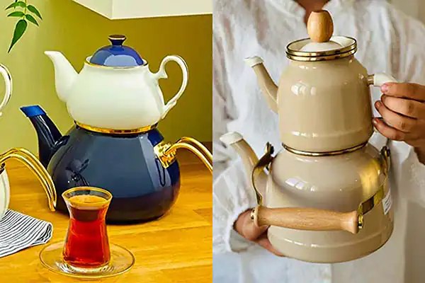 انواع مدل کتری قوری جدید + زیباترین ترکیب ممکن بین قوری و کتری