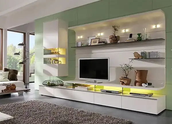 دیزاین پشت تلویزیون + بهترین ایده ها برای دیزاین پشت تلویزیون با جلوه وحشتناک
