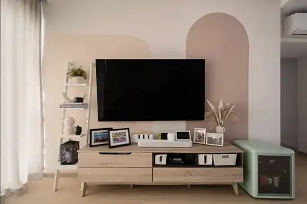 دیزاین پشت تلویزیون + بهترین ایده ها برای دیزاین پشت تلویزیون با جلوه وحشتناک