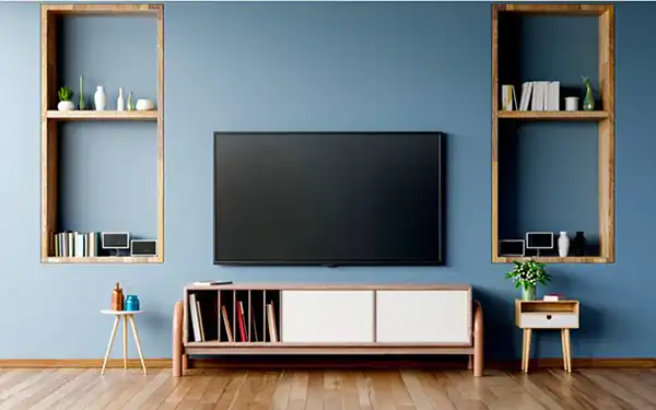 دیزاین پشت تلویزیون + بهترین ایده ها برای دیزاین پشت تلویزیون با جلوه وحشتناک