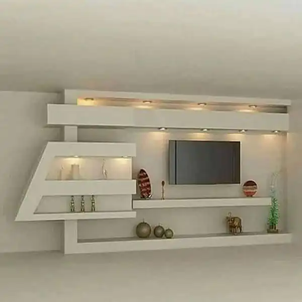 دیزاین پشت تلویزیون + بهترین ایده ها برای دیزاین پشت تلویزیون با جلوه وحشتناک