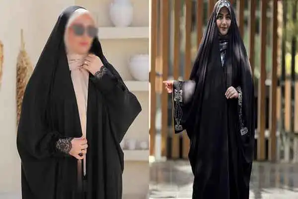 انواع مدل چادر مشکی +عربی و لبنانی خاص با طرح های لاکچری چادر مشکی