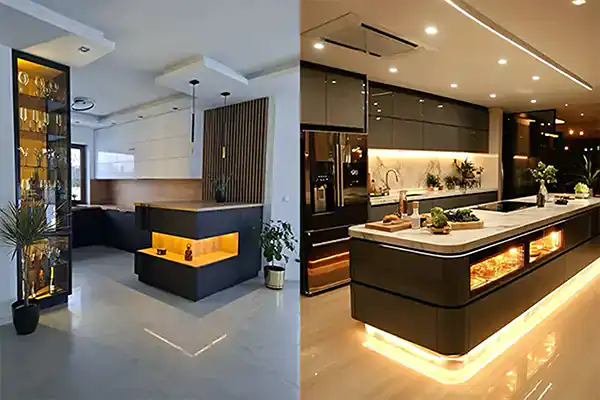 زیباترین مدل کابینت های گلاس + قشنگ ترین مدل های کابینت های گلاس امسال
