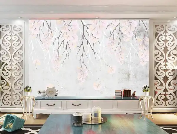 کاغذ دیواری سه بعدی پشت تلویزیون + شیک و خاص و لاکچری ترین کاغذ دیواری سه بعدی پشت تلویزیون