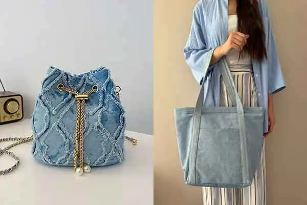 کیف دستی جین زنانه + مدل های بسیار زیبا و شیک مناسب افراد خوش سلیقه