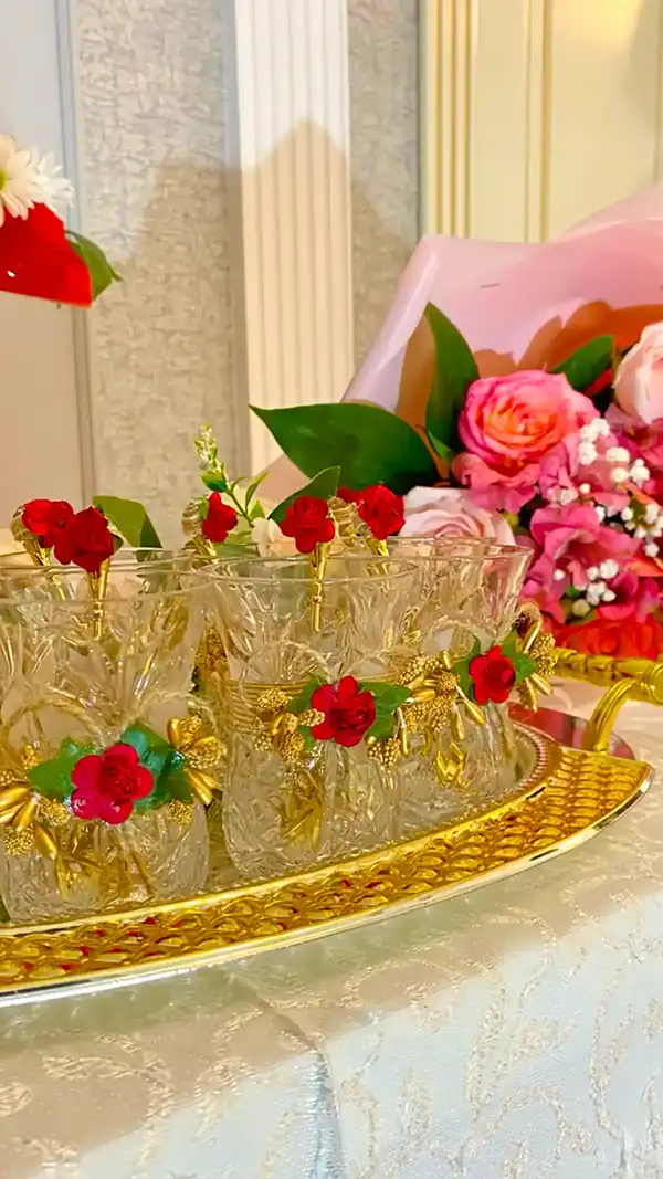 مدل سینی نامزدی + طرح های شیک و خاص به یادماندنی سینی نامزدی