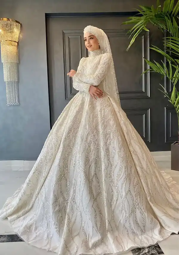 مدل عروس با حجاب + مدل عروس های زیبا و محجبه را اینجا ببینید