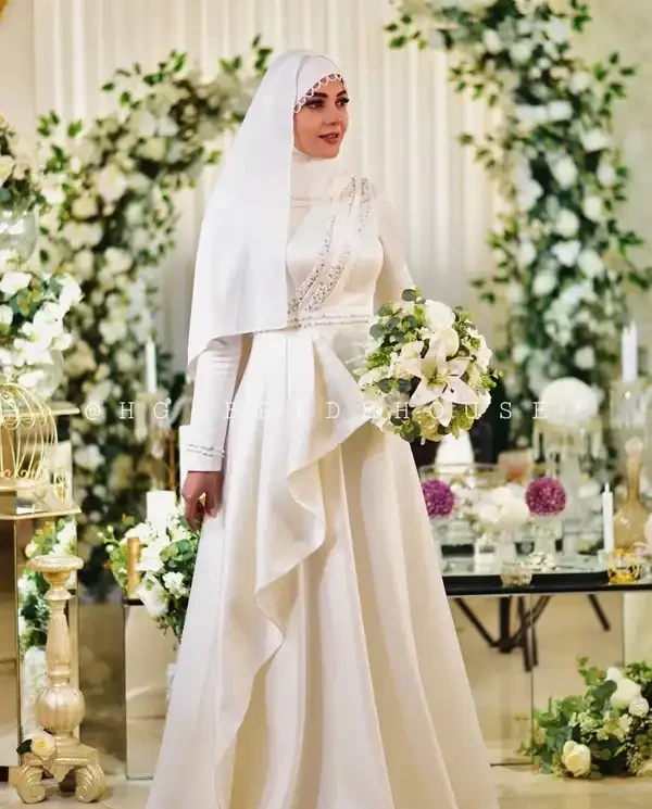 مدل عروس با حجاب + مدل عروس های زیبا و محجبه را اینجا ببینید