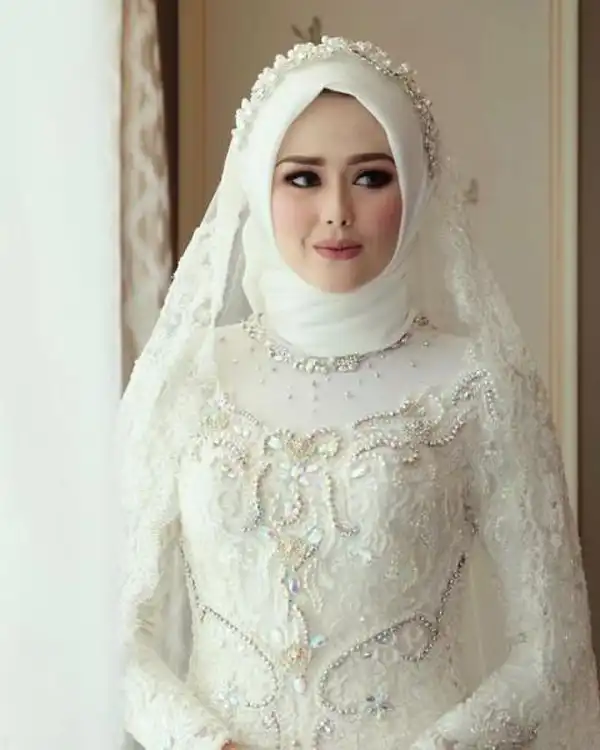 مدل عروس با حجاب + مدل عروس های زیبا و محجبه را اینجا ببینید