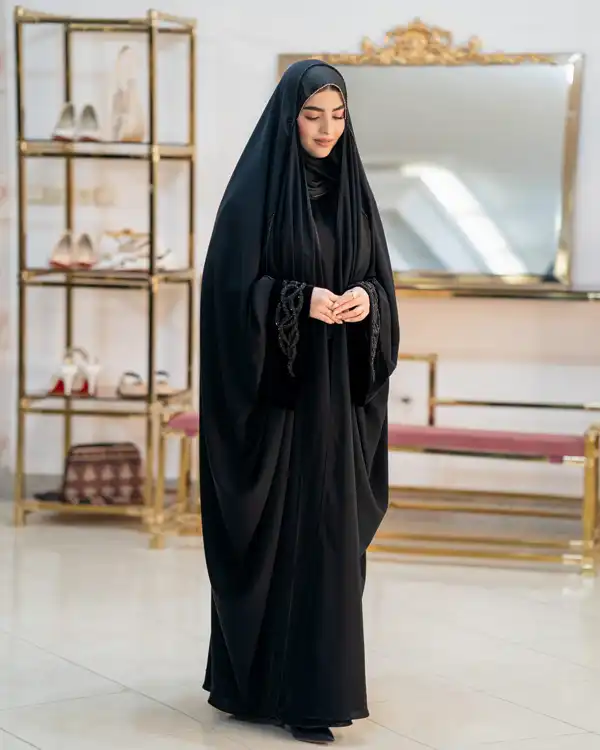 مدل چادر مشکی جدید +  مدل ها و رنگ های بسیار شیک و زیبا
