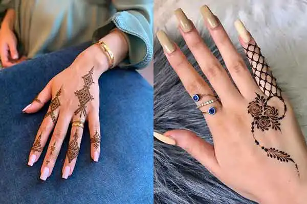مدل حنا ساده و شیک + جدیدترین و دیدنی ترین طرح های حنا