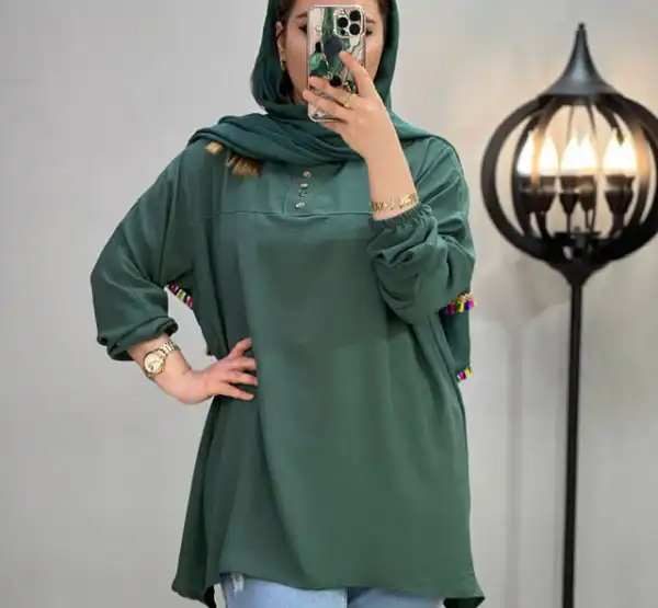 مدل مانتو ابروبادی جلو بسته + مدل های بسیار زیبا مناسب افراد شیک پوش
