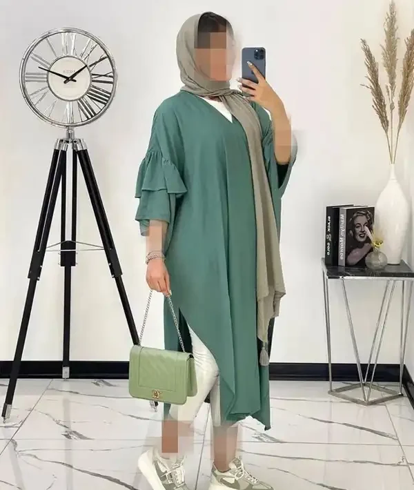 مدل مانتو ابروبادی جلو بسته + مدل های بسیار زیبا مناسب افراد شیک پوش