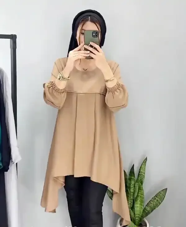 مدل مانتو ابروبادی جلو بسته + مدل های بسیار زیبا مناسب افراد شیک پوش