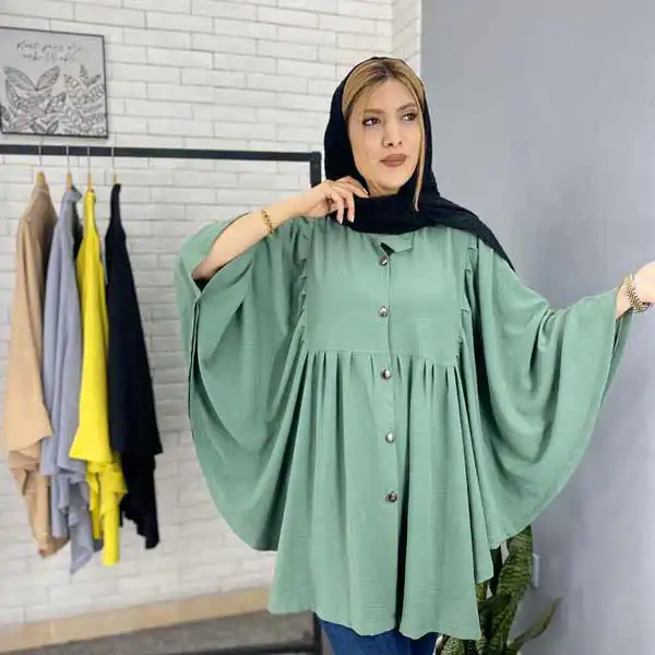 مدل مانتو ابروبادی جلو بسته + مدل های بسیار زیبا مناسب افراد شیک پوش