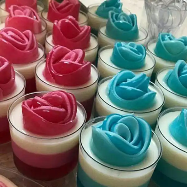 مدل ژله تک نفره + مدل های بسیار زیبا و شیک مناسب مهمانی ها