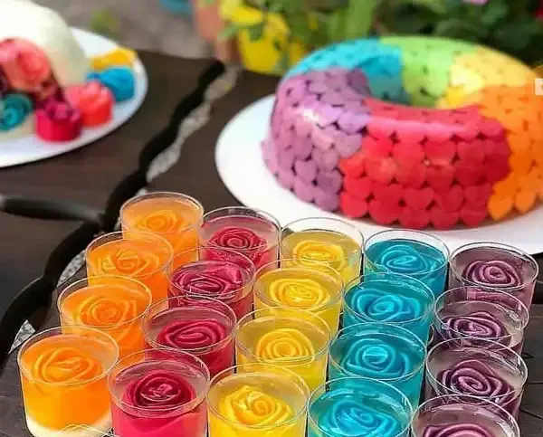 مدل ژله برای تولد + تزیین ژله با ایده های بسیار جذاب مناسب برای تولد