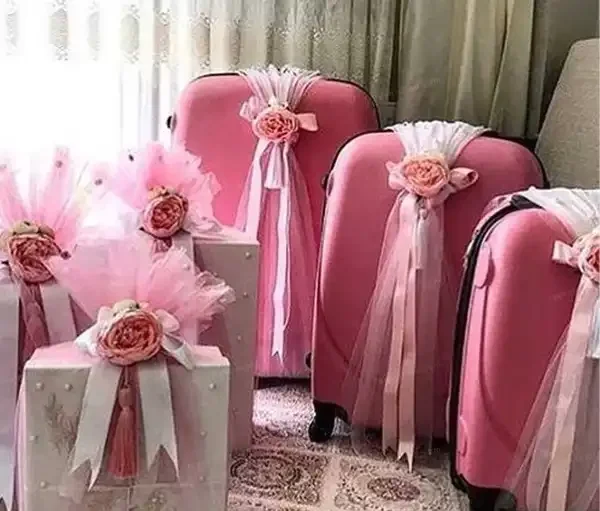 تزیین عروس + ایده های بسیار زیبا و شیک برای تزیین وسایل عروس